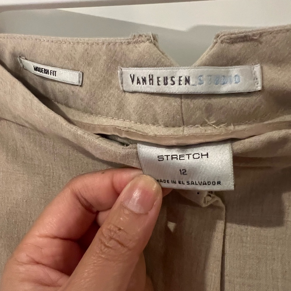 Van Heusen Studio Light Tan Trousers